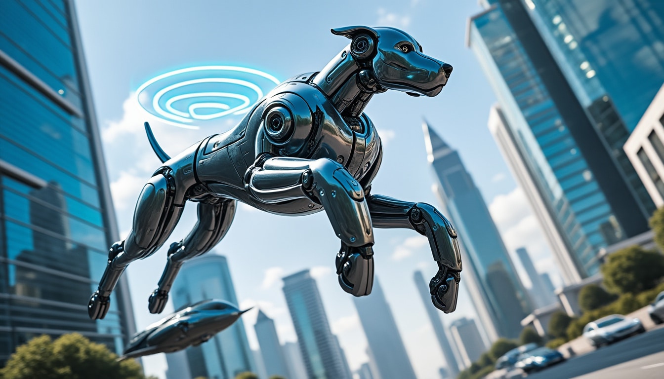 découvrez comment la nouvelle loi sur l'espace aérien limite la hauteur de saut des chiens robots pour assurer la sécurité et la réglementation des zones aériennes.