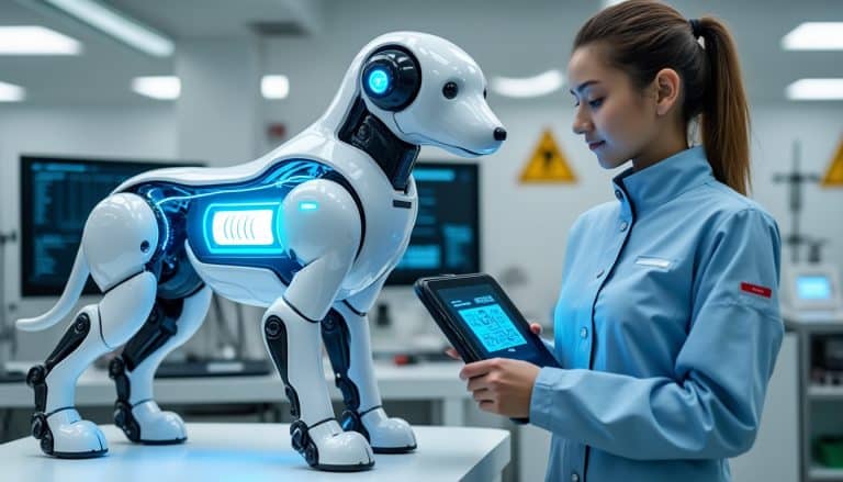 découvrez comment le certificat de sécurité incendie garantit la fiabilité et la validité de la batterie de votre chien robot pour une protection optimale.