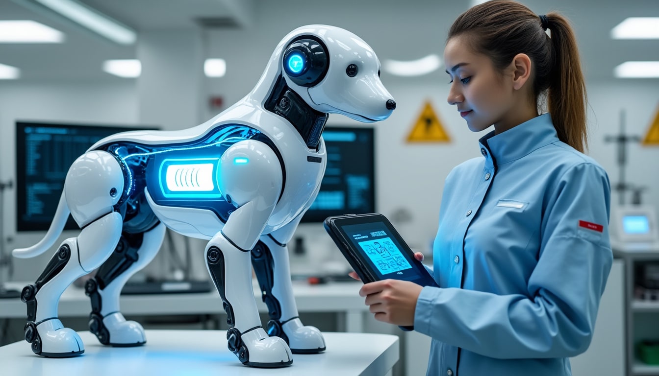 découvrez comment le certificat de sécurité incendie garantit la fiabilité et la validité de la batterie de votre chien robot pour une protection optimale.
