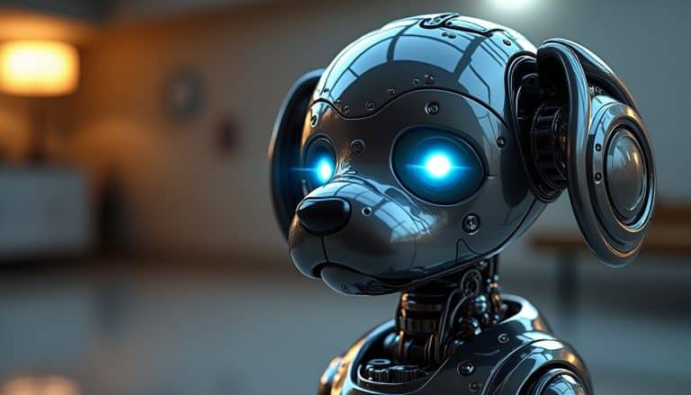 découvrez comment le chien robot utilise ses yeux led qui se ferment pour signaler son extinction, alliant technologie et design intuitif.
