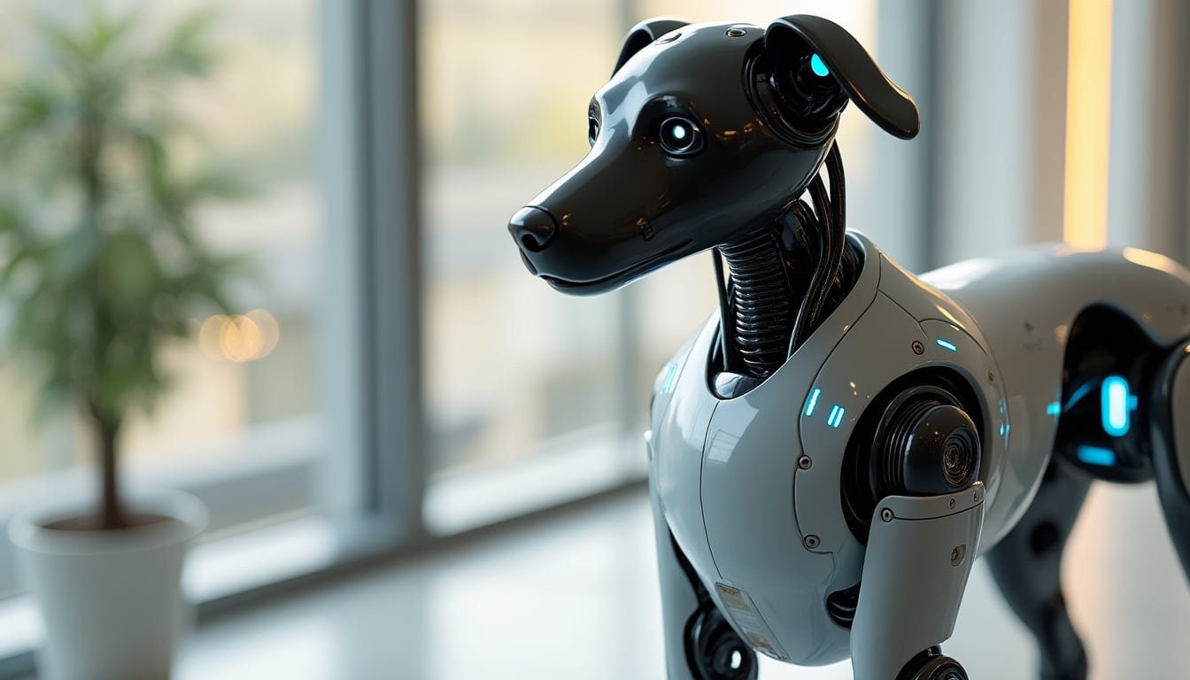découvrez comment un chien robot simule la respiration pour sembler plus vivant et offrir une expérience plus réaliste et attachante.