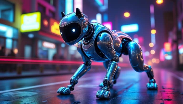 découvrez un chien robot unique qui danse en suivant le rythme de la musique, alliant technologie et divertissement pour émerveiller petits et grands.