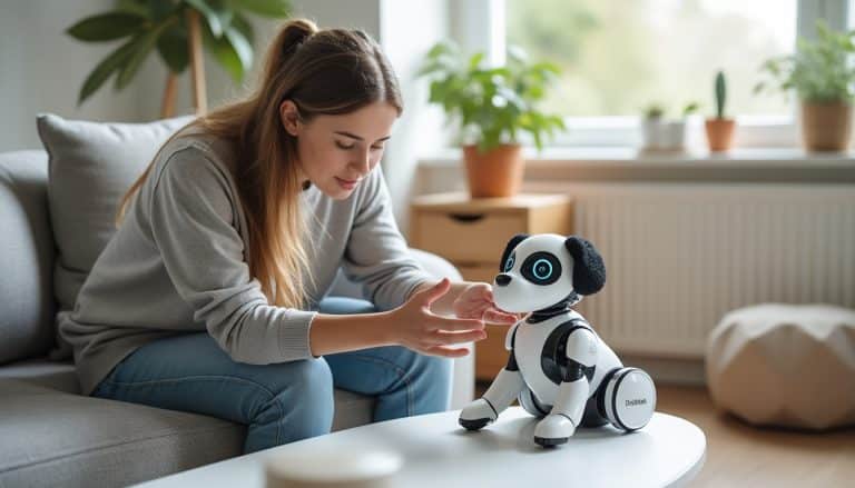 découvrez comment un chien robot peut offrir compagnie et interactions au quotidien à une personne allergique, sans les contraintes liées aux poils.